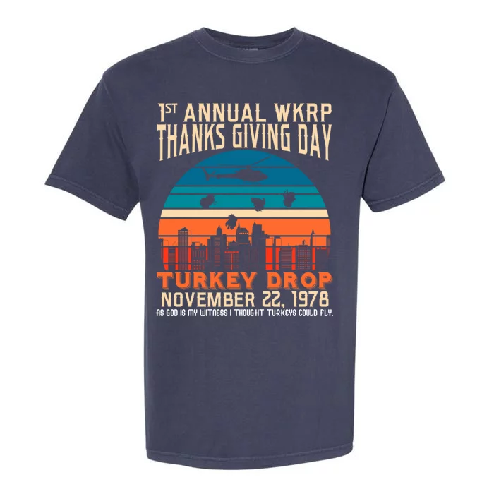 WKRP Turkey Drop 1978 Garment-Dyed Heavyweight T-Shirt