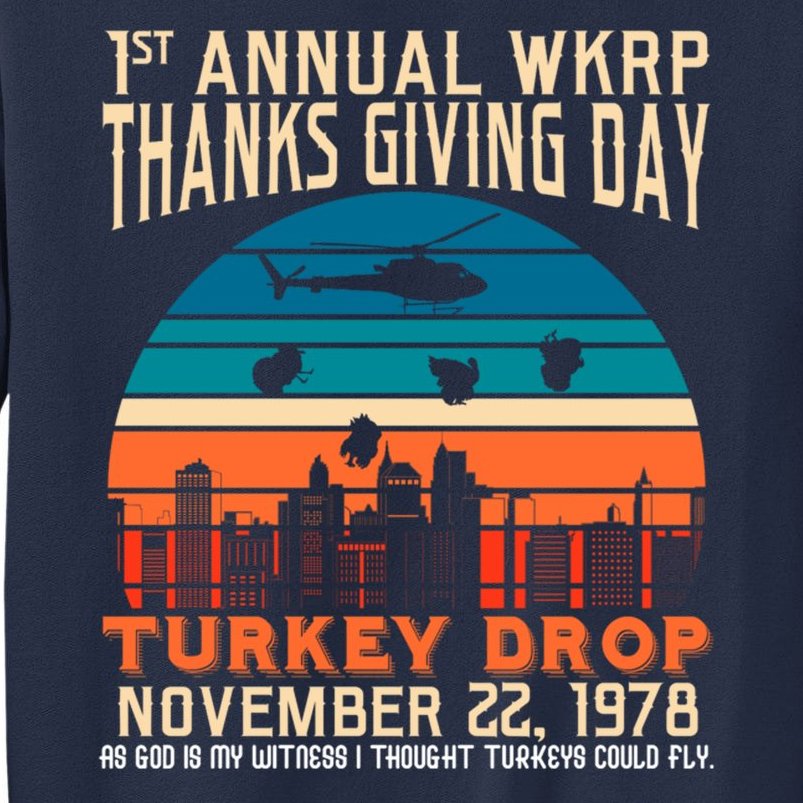 WKRP Turkey Drop 1978 Sweatshirt