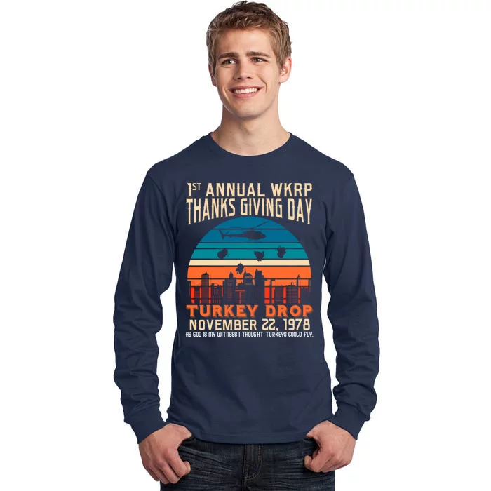 WKRP Turkey Drop 1978 Tall Long Sleeve T-Shirt