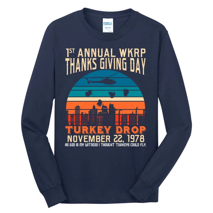 WKRP Turkey Drop 1978 Tall Long Sleeve T-Shirt