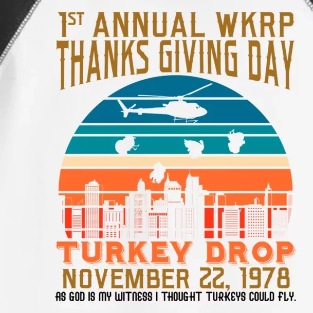 WKRP Turkey Drop 1978 Toddler Fine Jersey T-Shirt