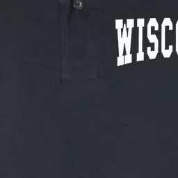 Wisconsin Throwback Design Classic Softstyle Adult Sport Polo