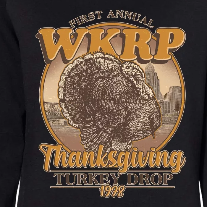 WKRP Turkey Drop 1978 Womens California Wash Sweatshirt