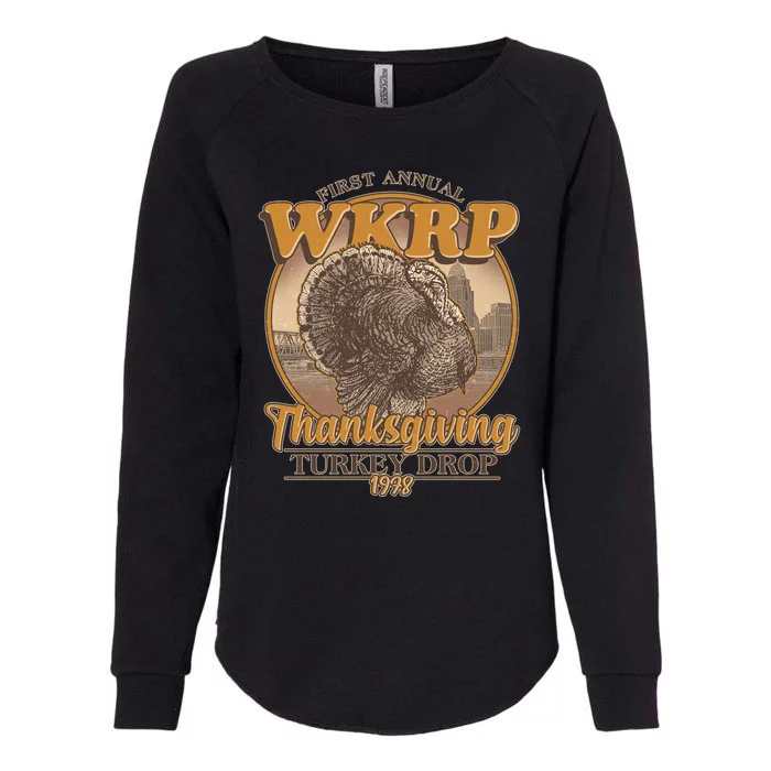 WKRP Turkey Drop 1978 Womens California Wash Sweatshirt