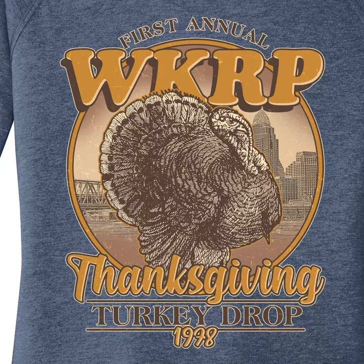 WKRP Turkey Drop 1978 Women's Perfect Tri Tunic Long Sleeve Shirt