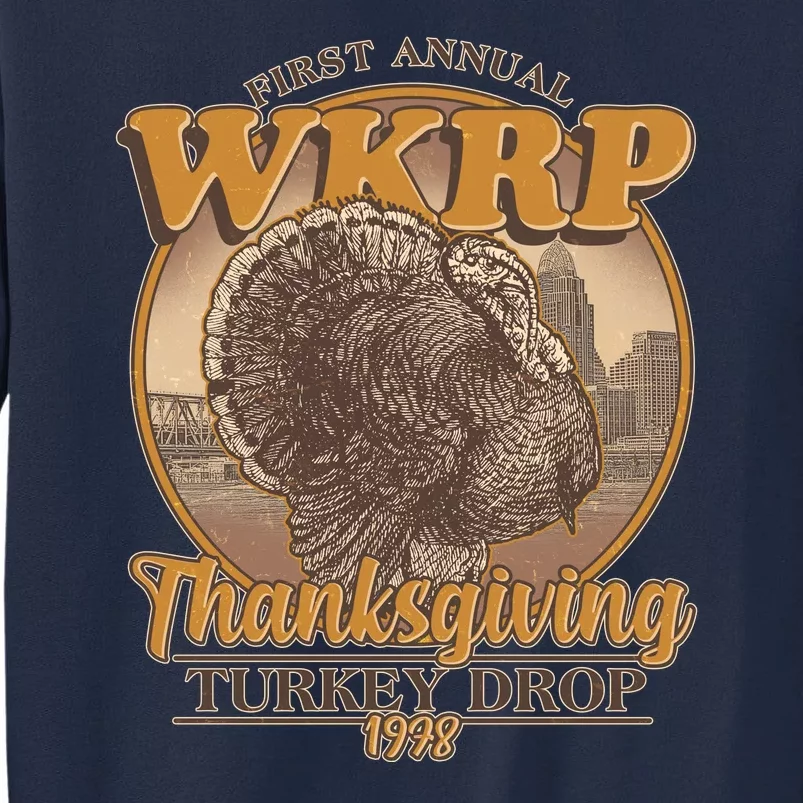 WKRP Turkey Drop 1978 Tall Sweatshirt