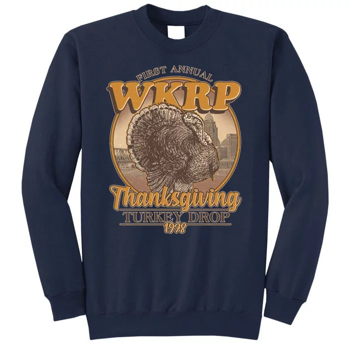 WKRP Turkey Drop 1978 Tall Sweatshirt