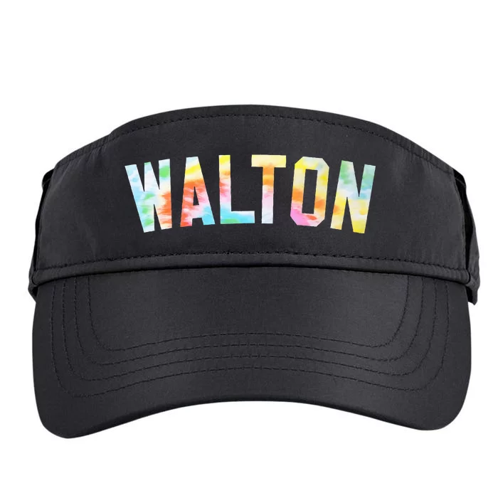 Walton Tie Dye Honored Walton 2024 Tiedye Warmups Adult Drive Performance Visor