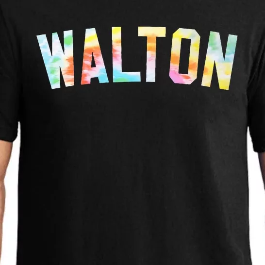 Walton Tie Dye Honored Walton 2024 Tiedye Warmups Pajama Set