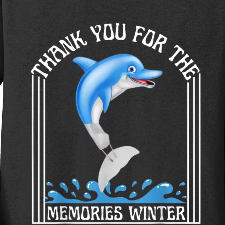 Winter The Dolphin Winter The Dolphin Kids Long Sleeve Shirt