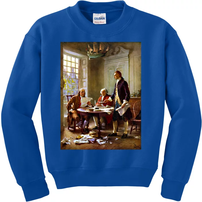 Writing The Declaration Of Independence Meaningful Gift Kids Sweatshirt