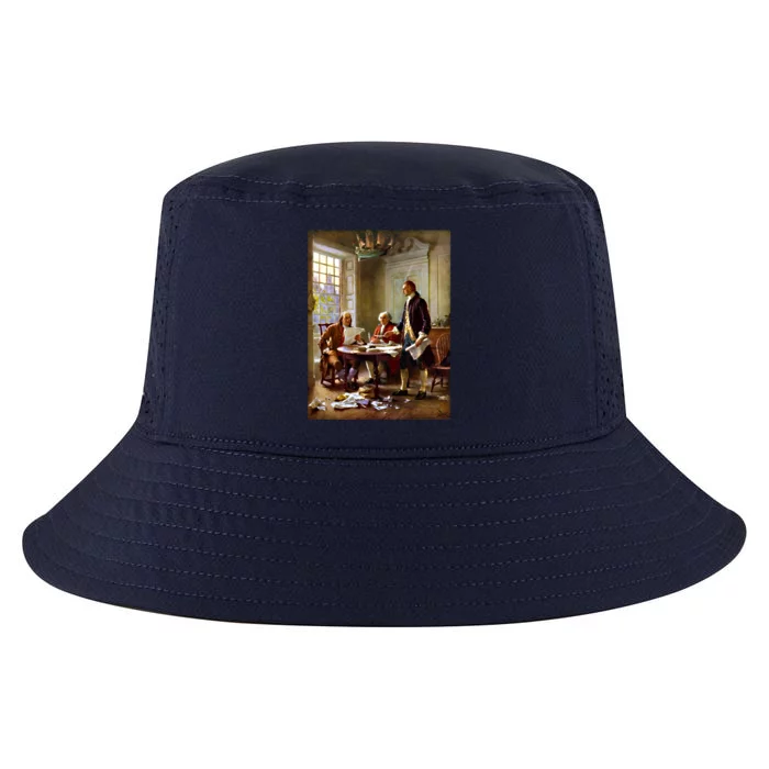 Writing The Declaration Of Independence Meaningful Gift Cool Comfort Performance Bucket Hat