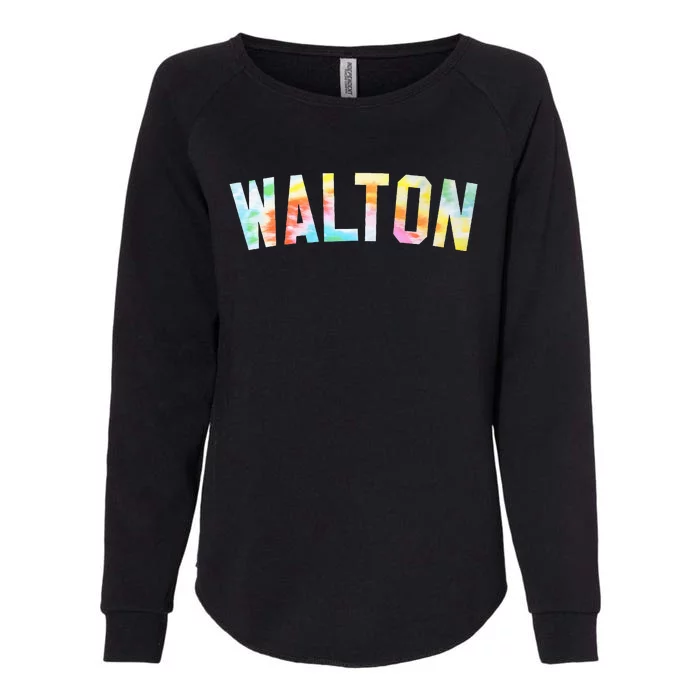 Walton Tie Dye Tees Honored Walton 2024 Tiedye Warmups Womens California Wash Sweatshirt