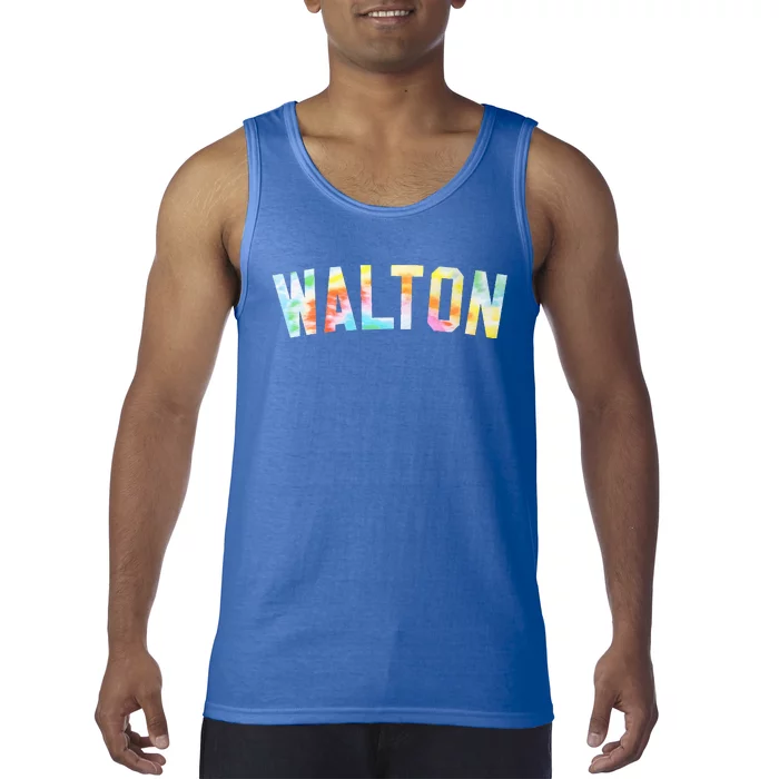 Walton Tie Dye Tees Honored Walton 2024 Tiedye Warmups Tank Top