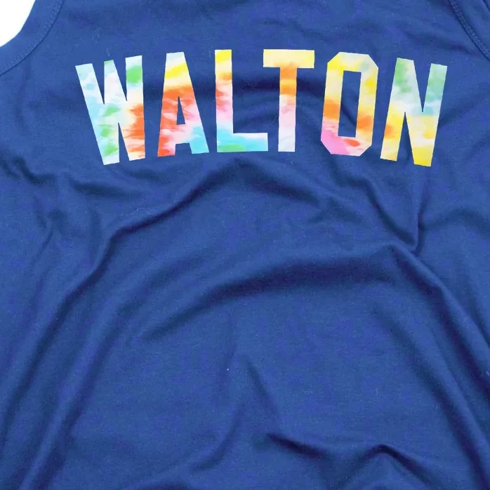 Walton Tie Dye Tees Honored Walton 2024 Tiedye Warmups Tank Top