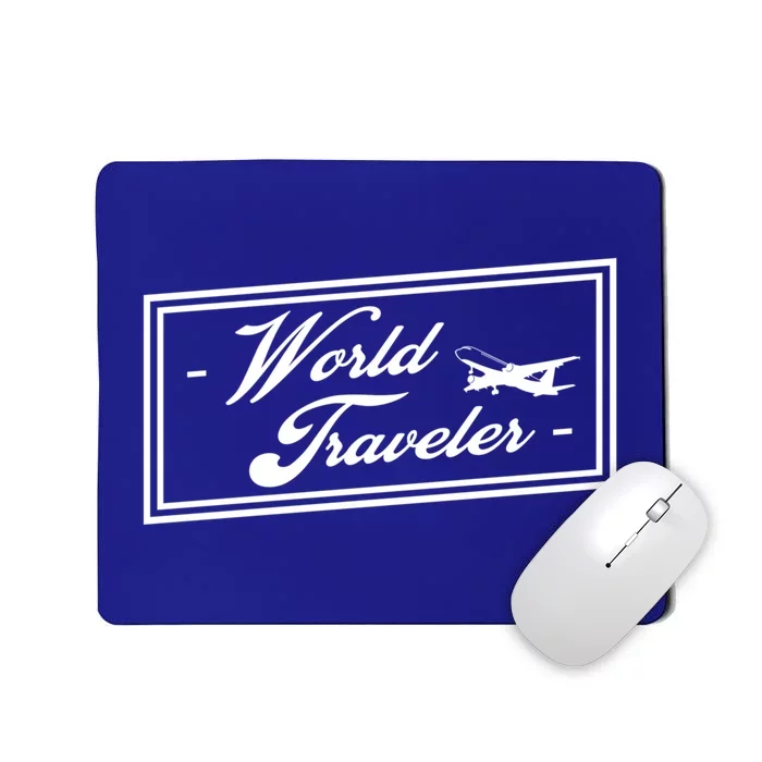 World Tourism Day Travel Makes You Richer Like This Traveler Gift Mousepad