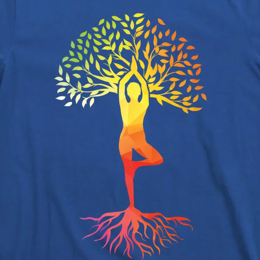 Wo Tie Dye Yoga Tree Of Life Yoga Zen Meditation Namaste Gift T-Shirt