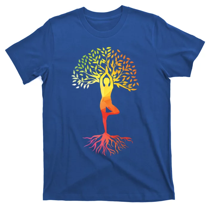 Wo Tie Dye Yoga Tree Of Life Yoga Zen Meditation Namaste Gift T-Shirt