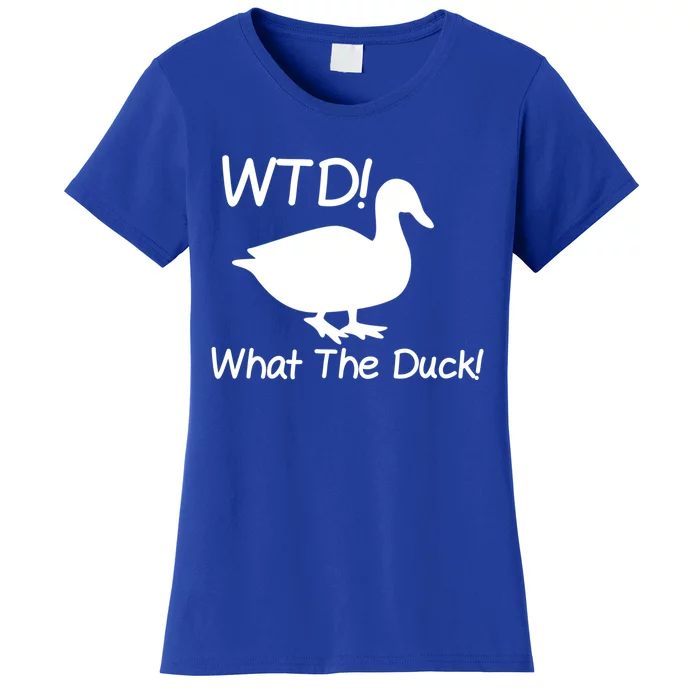 What The Duck Funny Duck Cute Gift Women's T-Shirt