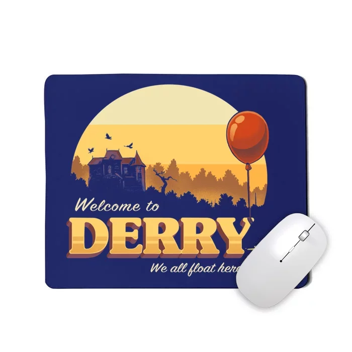 Welcome To Derry It Terror Movie Book Horror Killer Clown Mousepad