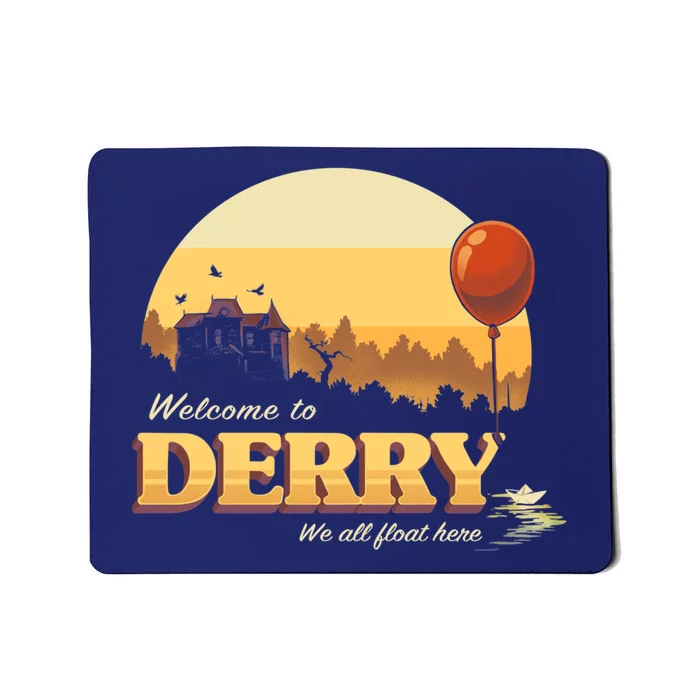 Welcome To Derry It Terror Movie Book Horror Killer Clown Mousepad