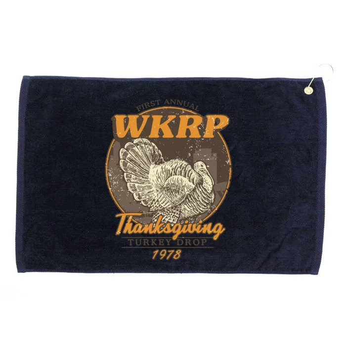 Wkrp Turkey Drop Grommeted Golf Towel