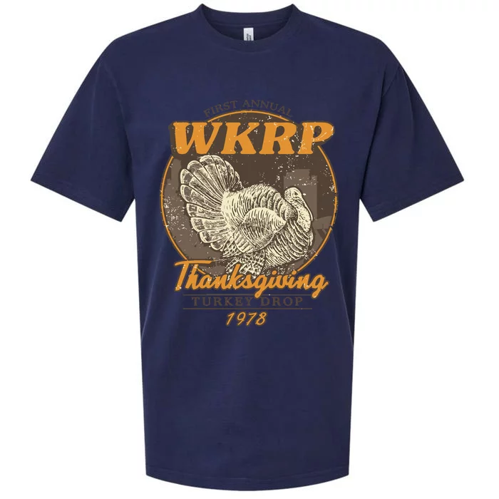 Wkrp Turkey Drop Sueded Cloud Jersey T-Shirt