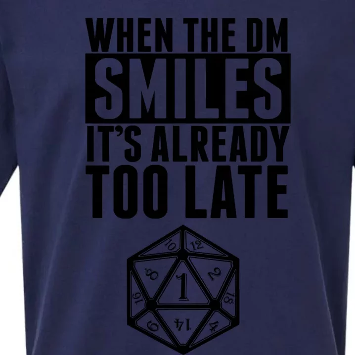 When The Dm Smiles.. It&X27;S Already Too Late Sueded Cloud Jersey T-Shirt