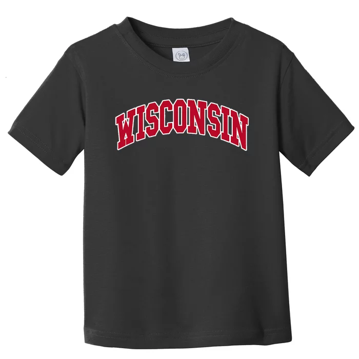 Wisconsin Throwback Design Classic Toddler T-Shirt