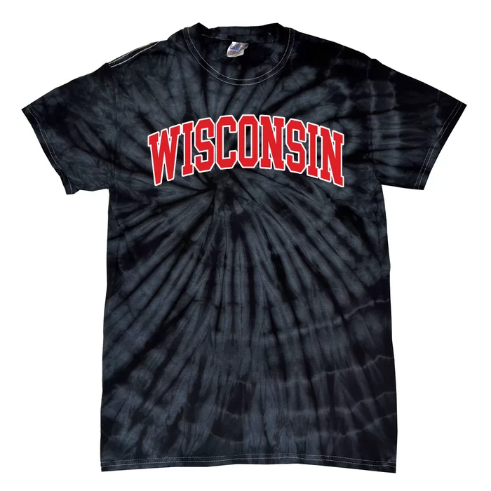 Wisconsin Throwback Design Classic Tie-Dye T-Shirt