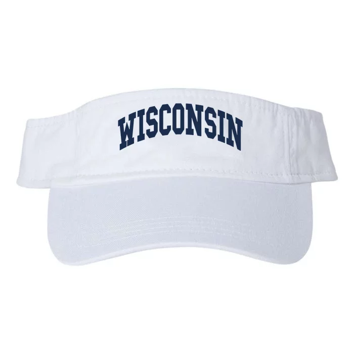 Wisconsin Throwback Design Classic Valucap Bio-Washed Visor