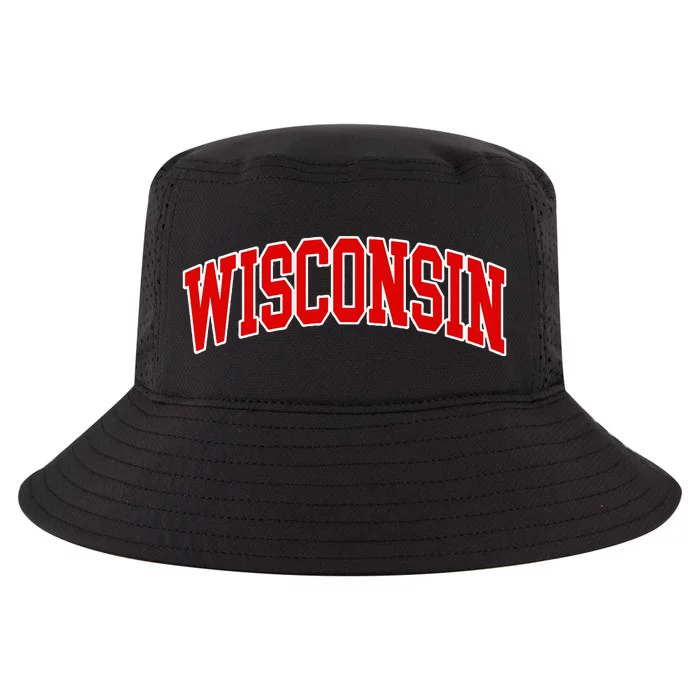 Wisconsin Throwback Design Classic Cool Comfort Performance Bucket Hat