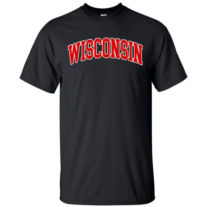 Wisconsin Throwback Design Classic Tall T-Shirt