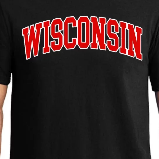 Wisconsin Throwback Design Classic Pajama Set