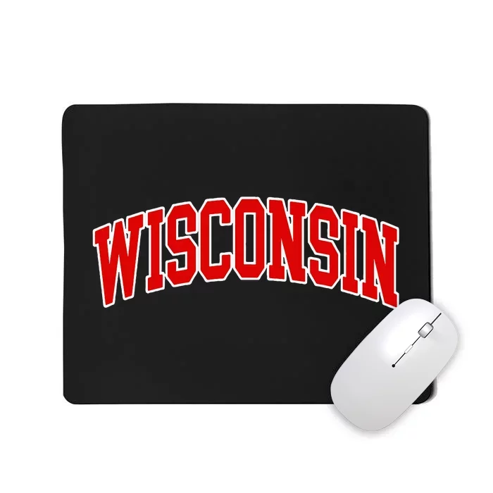 Wisconsin Throwback Design Classic Mousepad