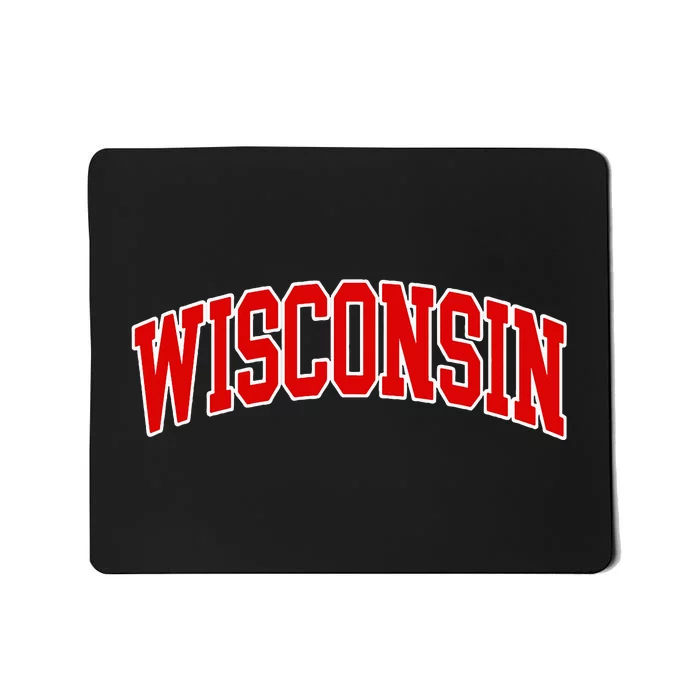 Wisconsin Throwback Design Classic Mousepad