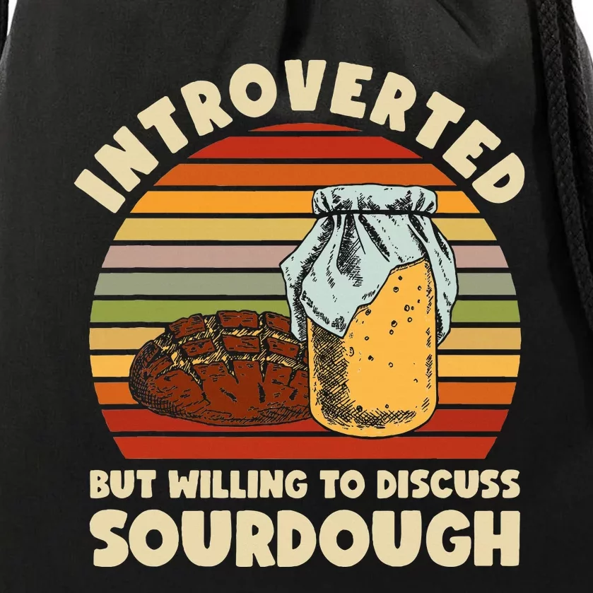 Willing To Discuss Sourdough Bread Baking Sourdough Drawstring Bag