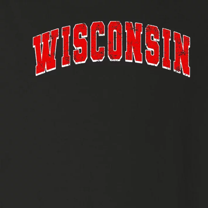 Wisconsin Throwback Design Classic Toddler Long Sleeve Shirt