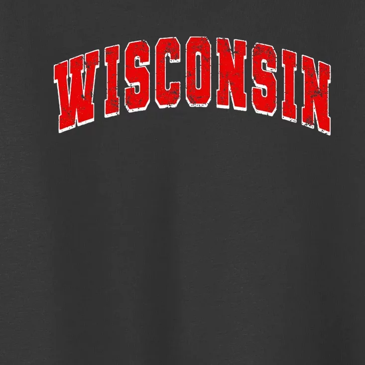 Wisconsin Throwback Design Classic Toddler T-Shirt