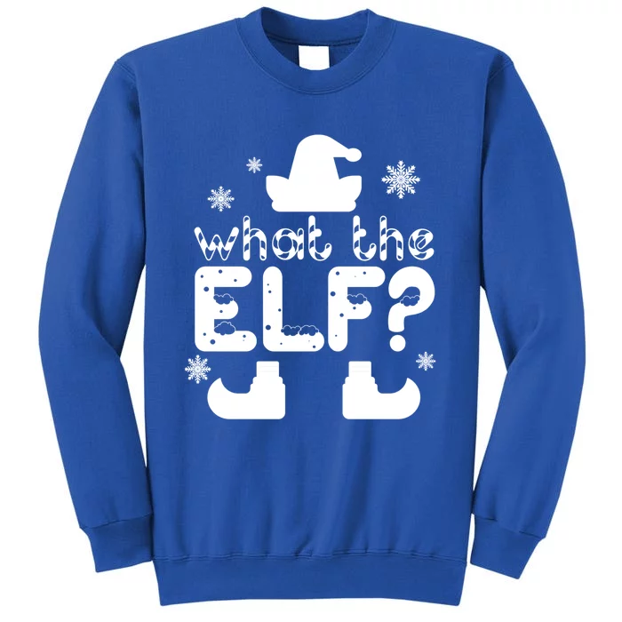 What The Elf Funny Christmas Gift Tall Sweatshirt