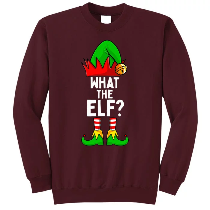 What The Elf Matching Family Christmas Tall Sweatshirt