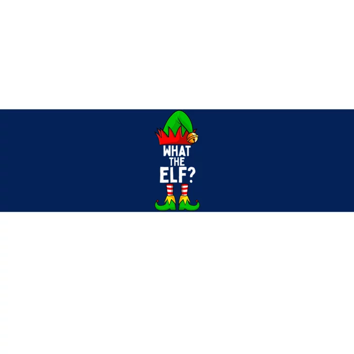 What The Elf Matching Family Christmas Bumper Sticker