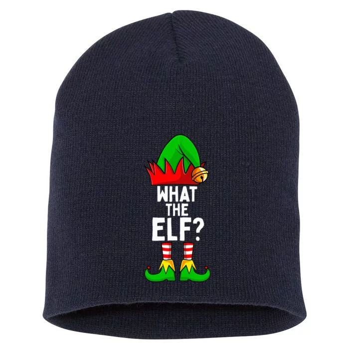 What The Elf Matching Family Christmas Short Acrylic Beanie