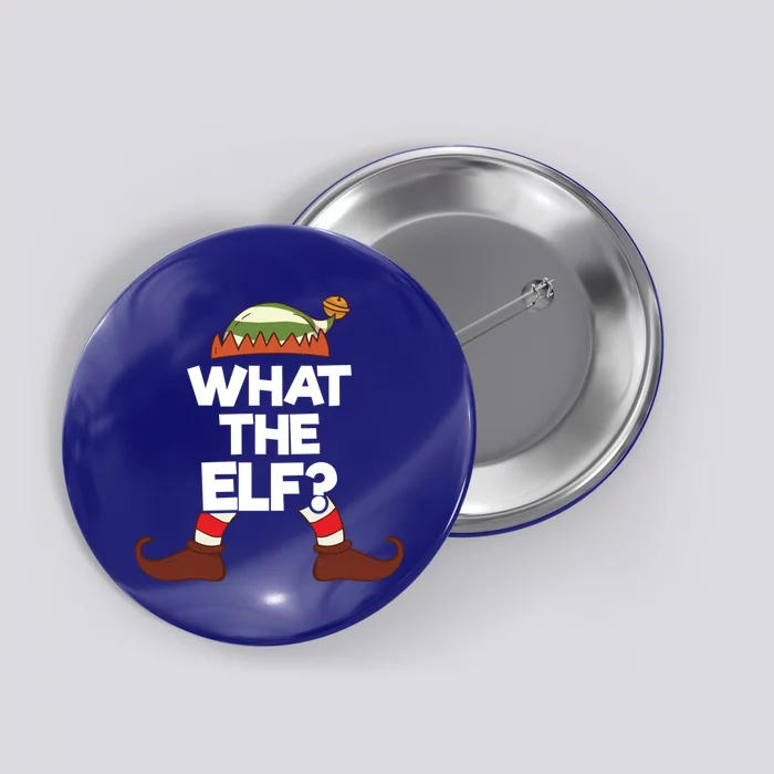 What The Elf Christmas Family Matching Confused Elf Costume Great Gift Button