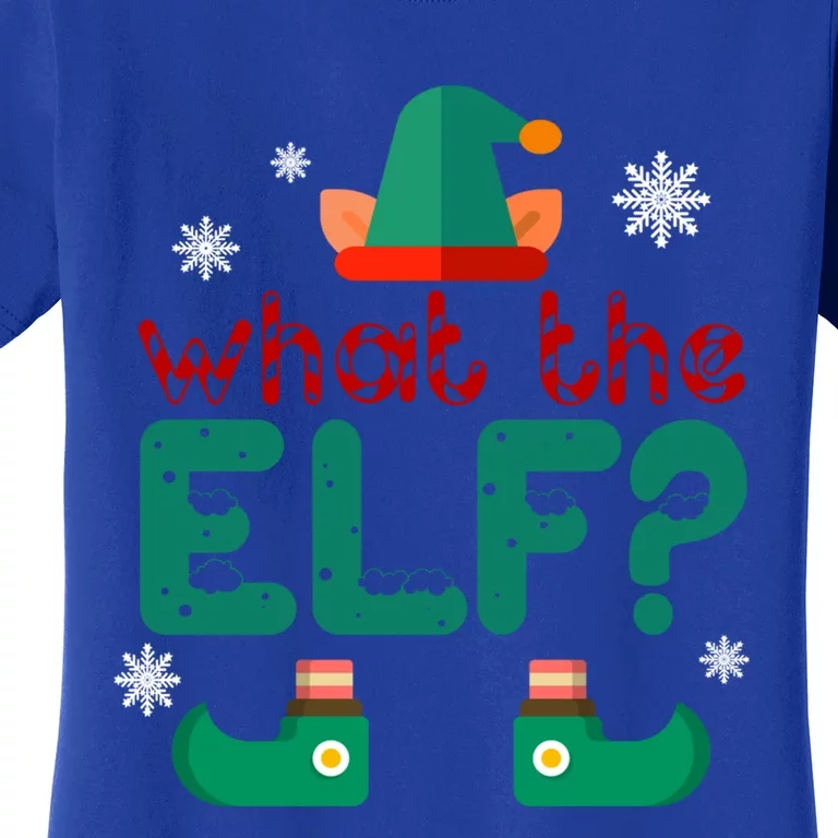 What The Elf Funny Christmas Gift Women's T-Shirt