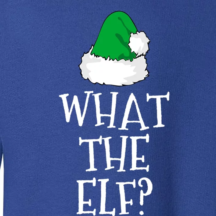 What The Elf Family Funny Christmas Gift Cool Gift Toddler Sweatshirt