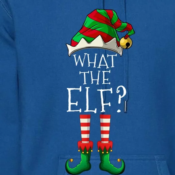 What The Elf Christmas Family Matching Group Funny Gift Premium Hoodie