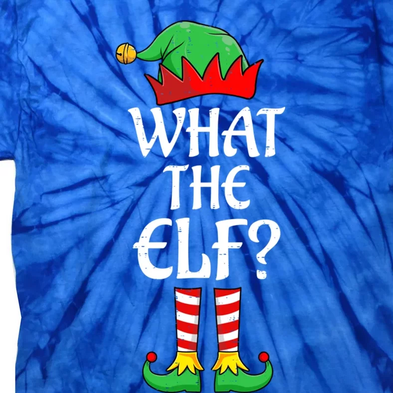 What The Elf Christmas Family Matching Xmas Group Funny Gift Tie-Dye T-Shirt