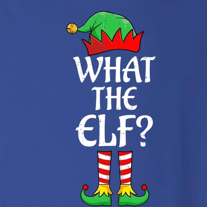 What The Elf Christmas Family Matching Xmas Group Funny Gift Toddler Long Sleeve Shirt