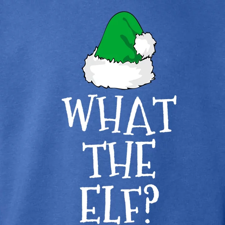 What The Elf Family Funny Christmas Gift Toddler Hoodie